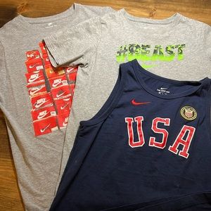 NIKE SET OF 3 TEE/TANKS SIZE BOYS XL